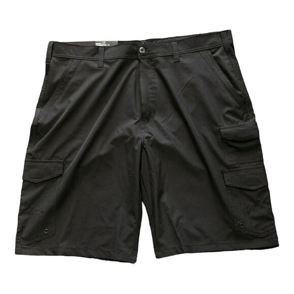 IRON CO. 4-Way Stretch Hybrid Cargo 11" Inseam Short - Black Soot - Picture 1 of 1